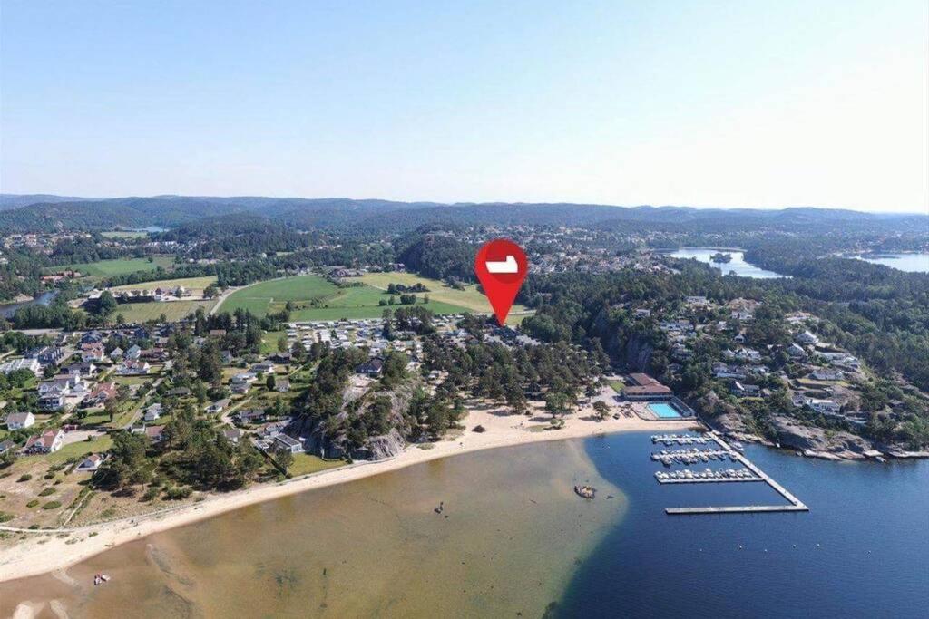 Nybygd Feriebolig Rett Ved Strand Til Leie! Kristiansand Kültér fotó